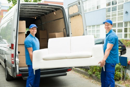 Removal team planning a move in Elephant and Castle