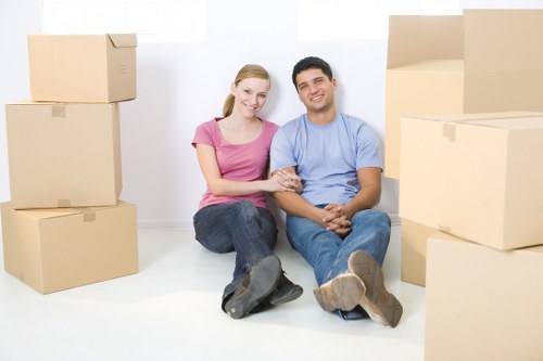 Cubic-yard pricing illustration for a local house move