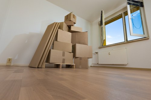 Residential packing boxes for flat moves and storage in Elephant and Castle