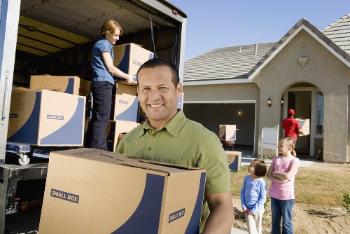 Careful boxing and labelling of household items during a local move