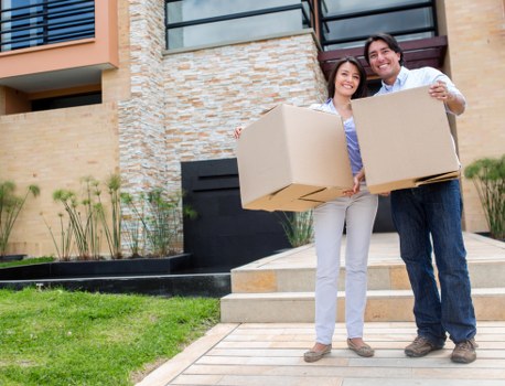 Organised packing materials ready for a home or office move